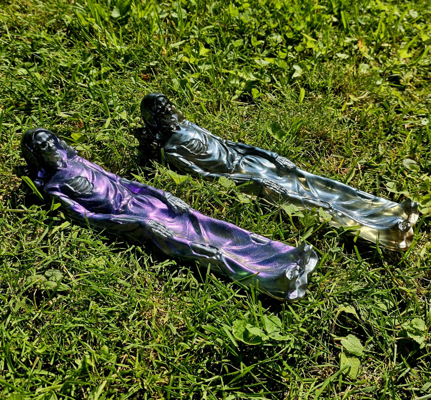 Dessicated Body Handcrafted Resin Incense Holder