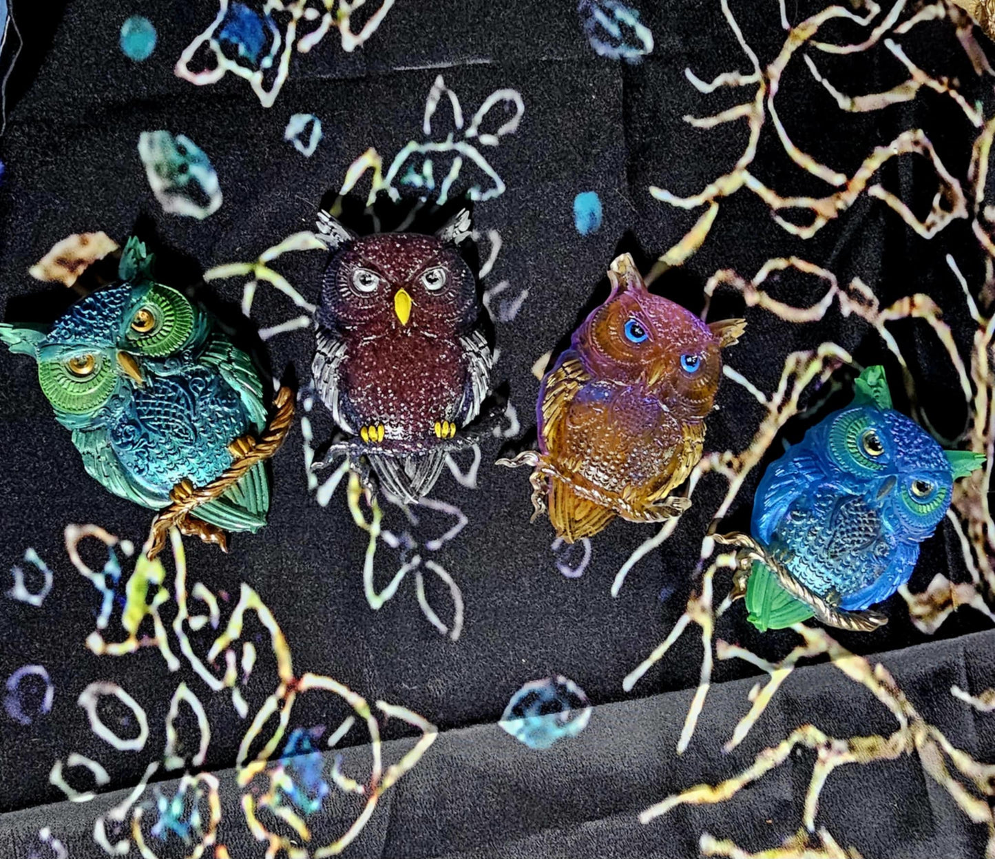 Handcrafted Resin Spirit Owl