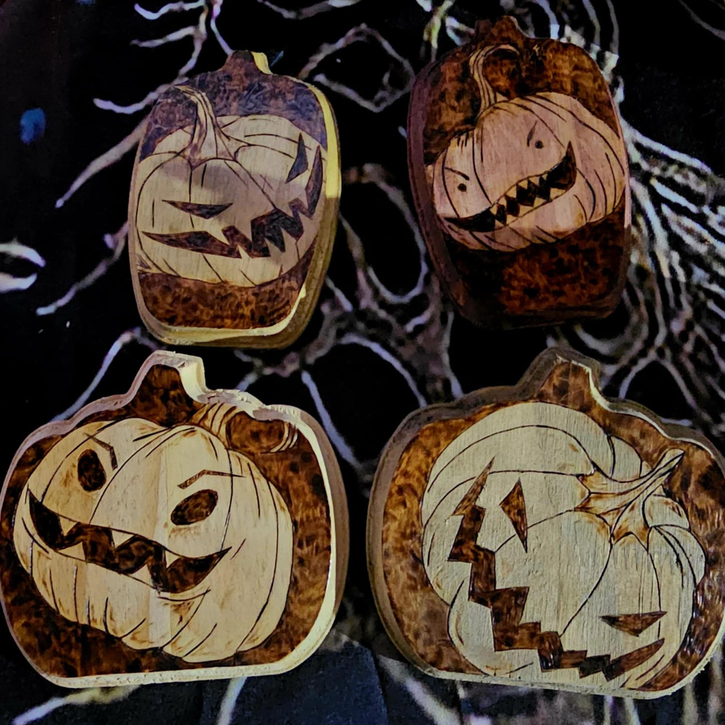 Handcrafted Halloween Samhain Pumpkin Charcuterie Board