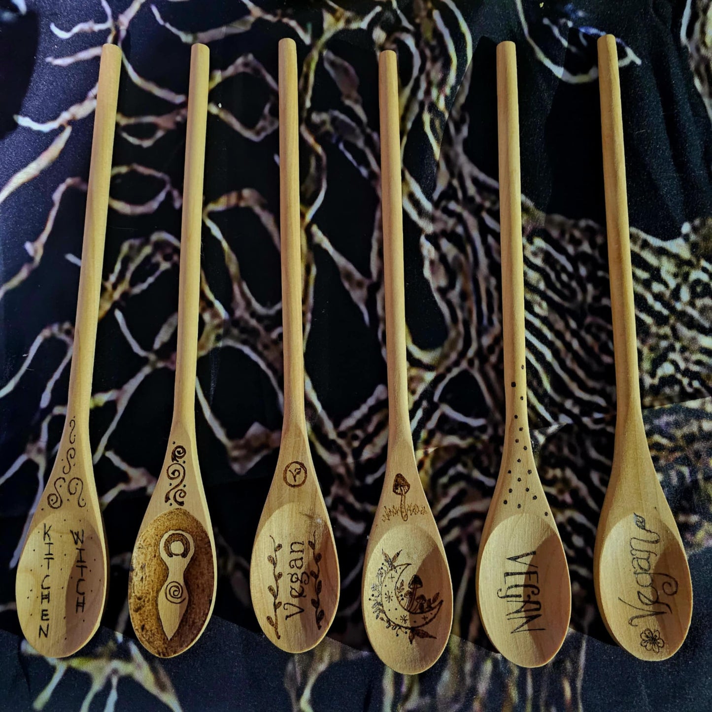 Handcrafted Kitchen Witch Spoons Various Designs for Home Kitchen Decor