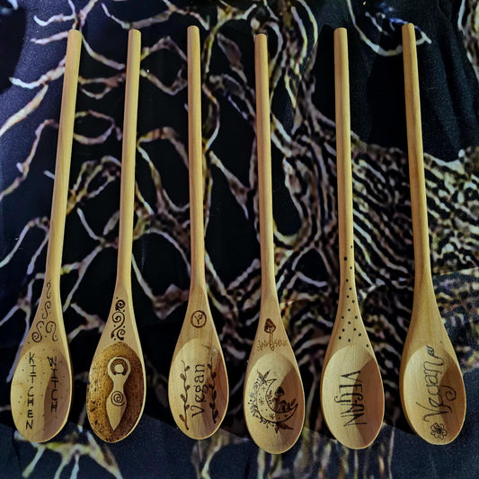 Handcrafted Kitchen Witch Spoons Various Designs for Home Kitchen Decor