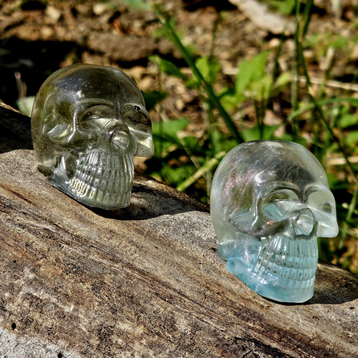 Handcrafted Resin Miniature Skull for Decor, Altar, Garden