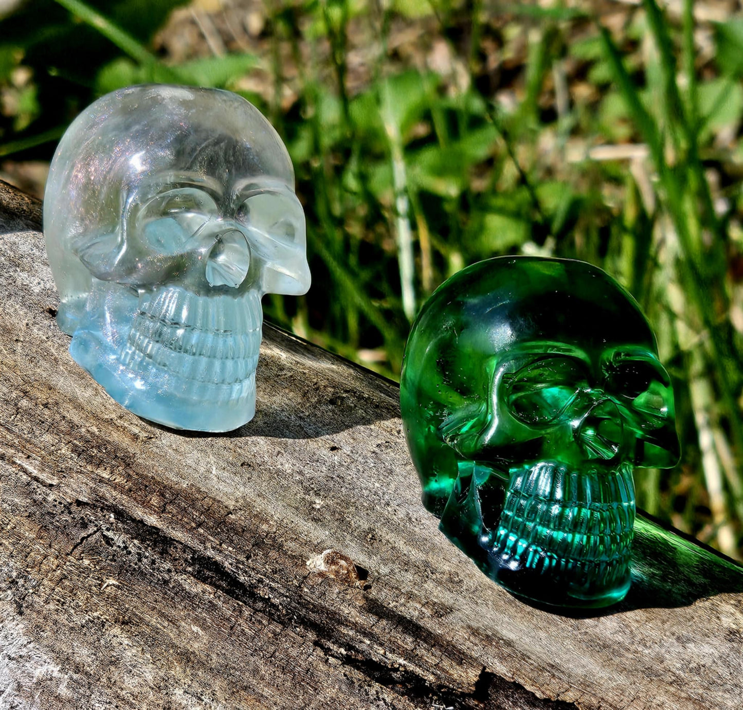 Handcrafted Resin Miniature Skull for Decor, Altar, Garden