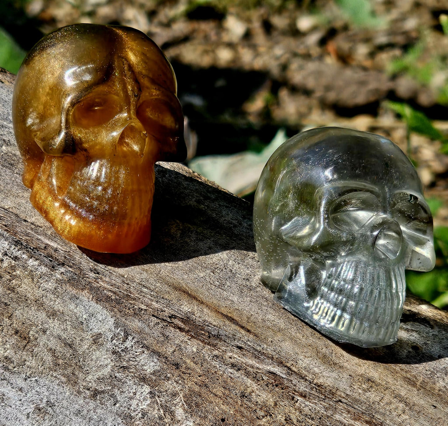 Handcrafted Resin Miniature Skull for Decor, Altar, Garden