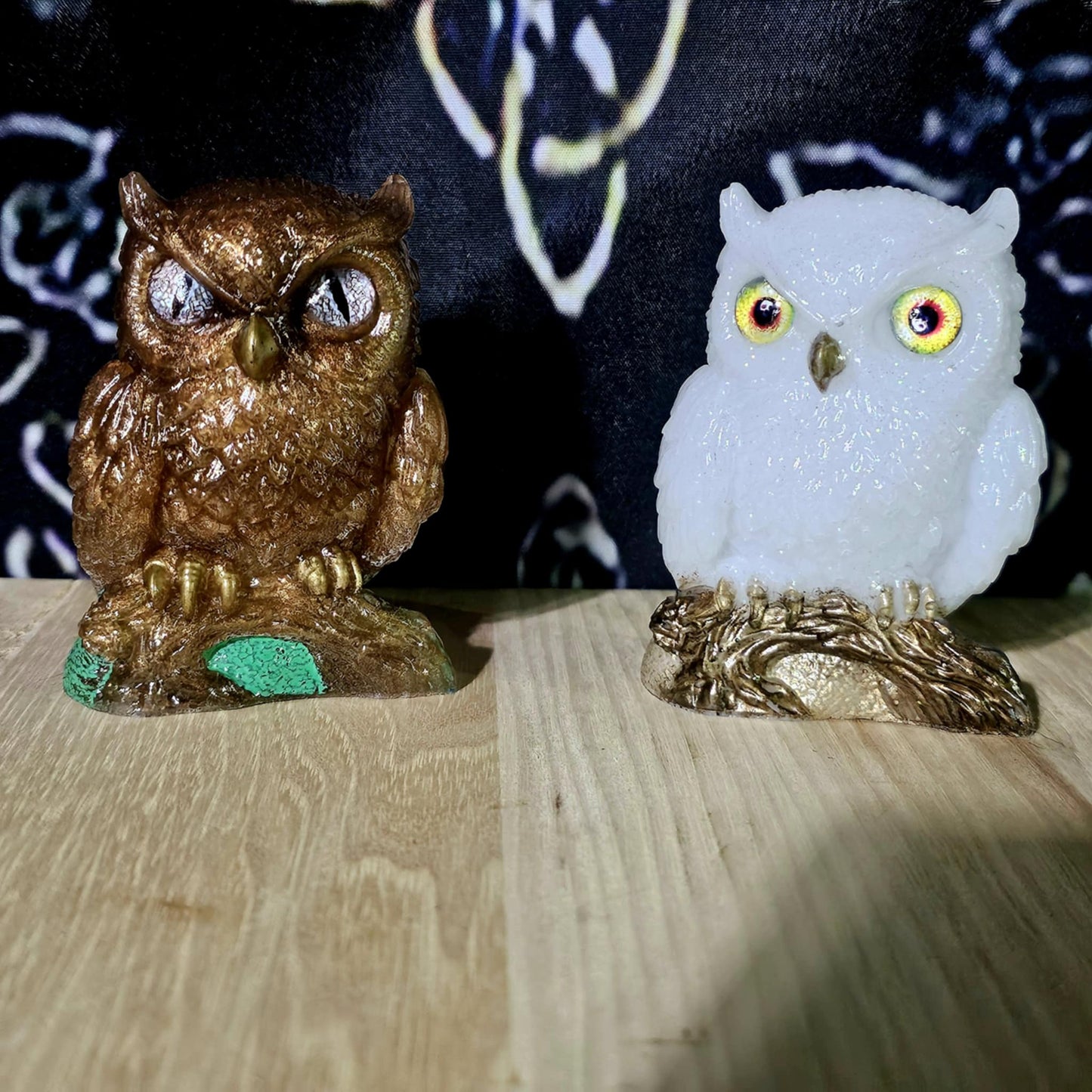 Handcrafted Resin Spirit Owl