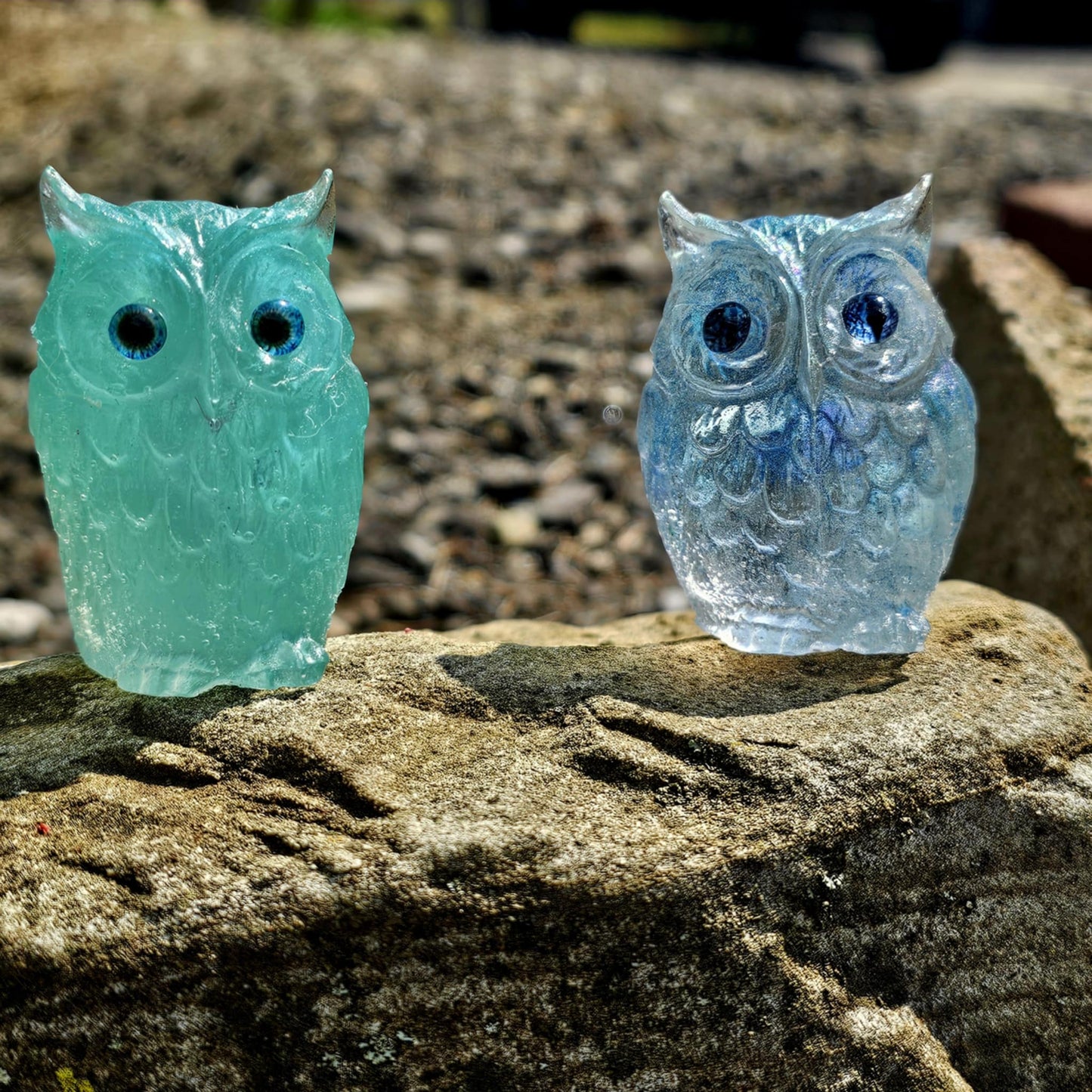 Handcrafted Resin Spirit Owl